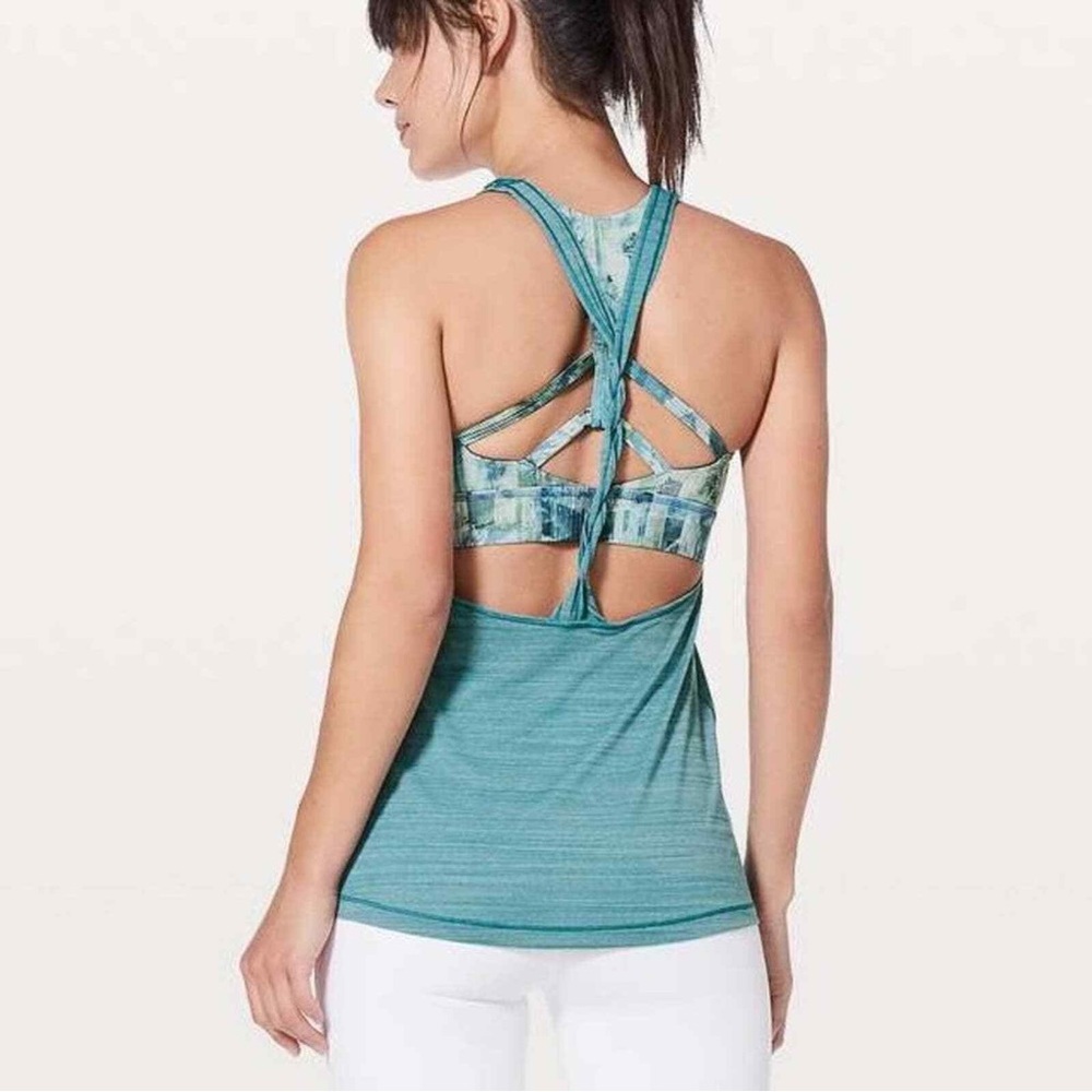 Lululemon Twist and Toil Shelf Bra Tank Top
